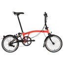 Brompton Black Edition Steel S2L Folding Bike With Mudguards