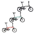 Brompton Black Edition Steel S2L Folding Bike With Mudguards