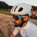POC Aspire Clarity Sunglasses Kalkopyrit Blue With Violet/Silver Lens
