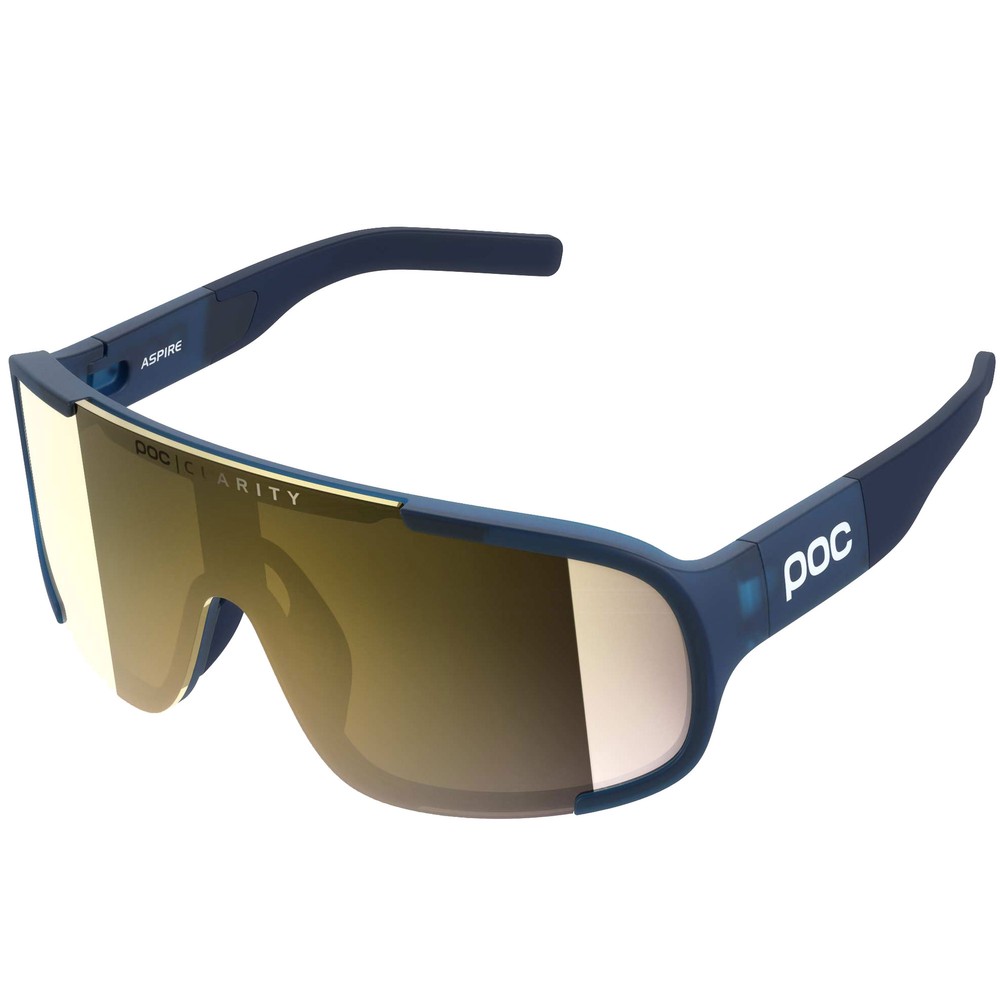 POC Aspire Clarity Sunglasses Lead Blue With Violet/Gold Lens
