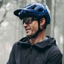 POC Crave Clarity Sunglasses Lead Blue With Brown/Silver Mirror Lens
