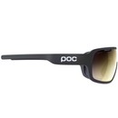 POC Do Blade Clarity Sunglasses Uranium Black With Violet/Gold Mirror Lens