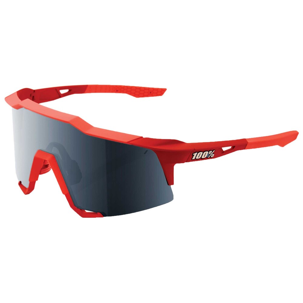 100% Speedcraft Sunglasses with Black Mirror Lens | Sigma Sports