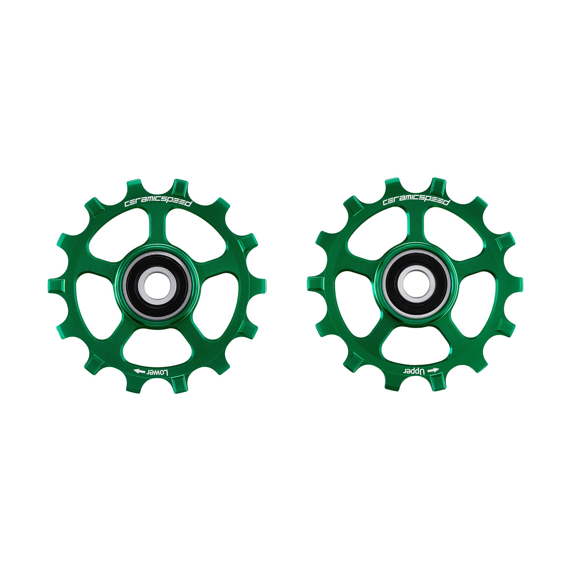 CeramicSpeed SRAM Eagle 12speed Coated Pulley Wheels Green Ltd Edition