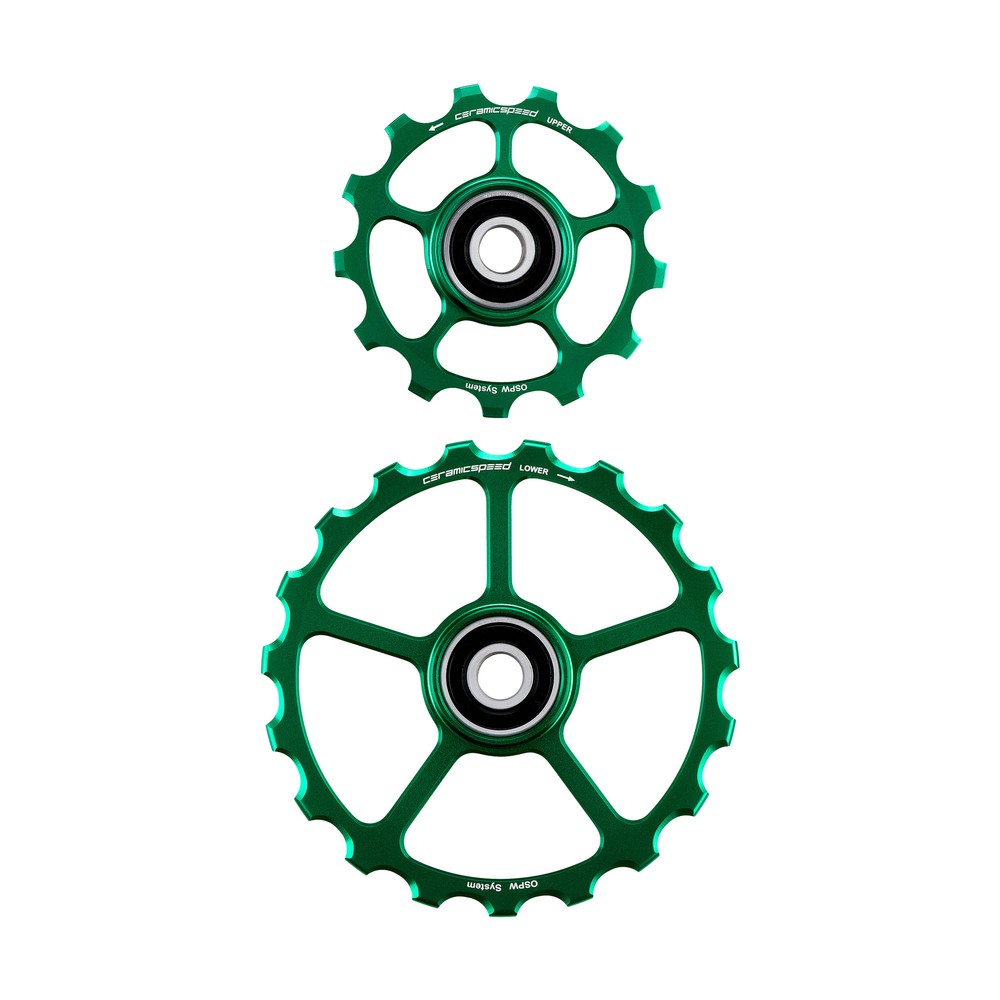 CeramicSpeed OSPW Coated No Cage 13 & 19T Green Ltd Edition Sigma Sports