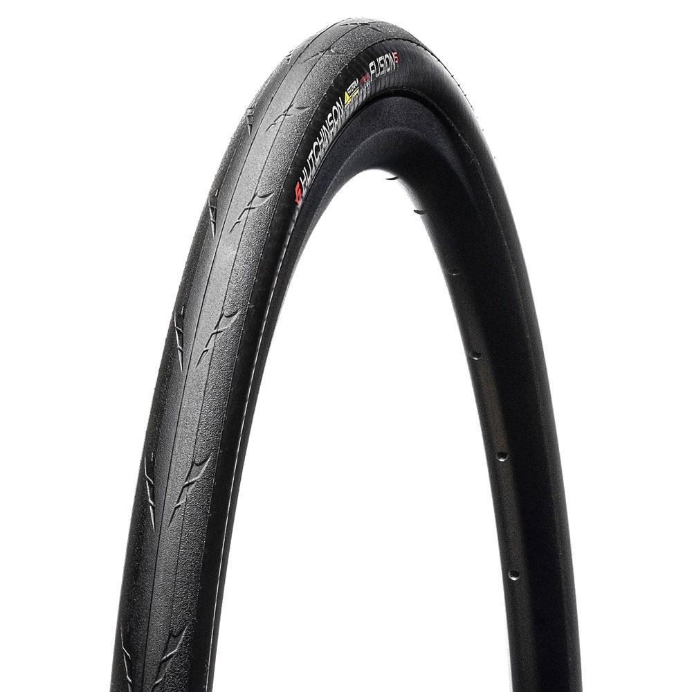 thumbnail interactive-video image 1 of Hutchinson NLA Fusion 5 All Season 700 X 25C Road Bike Tyre – Folding Clincher, Tubeless Ready, Black, 280g, Made In France 1 of 4