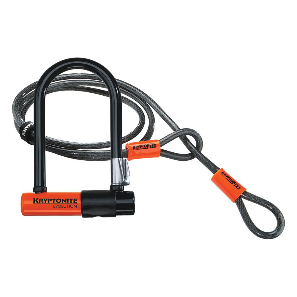 Kryptonite Evolution Mini 7 Bike U Lock with KryptoFlex Cable Sigma