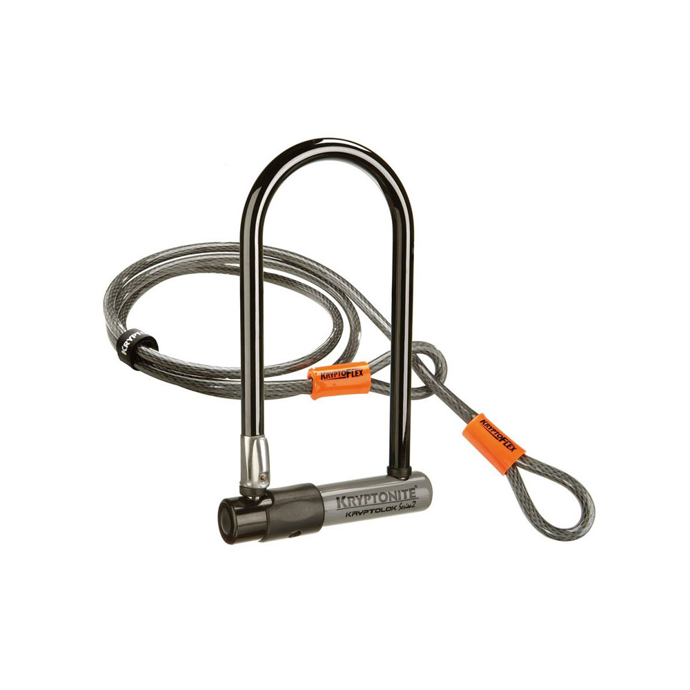 Kryptonite Series 2 Std U-Lock With 4 Foot Kryptoflex Cable