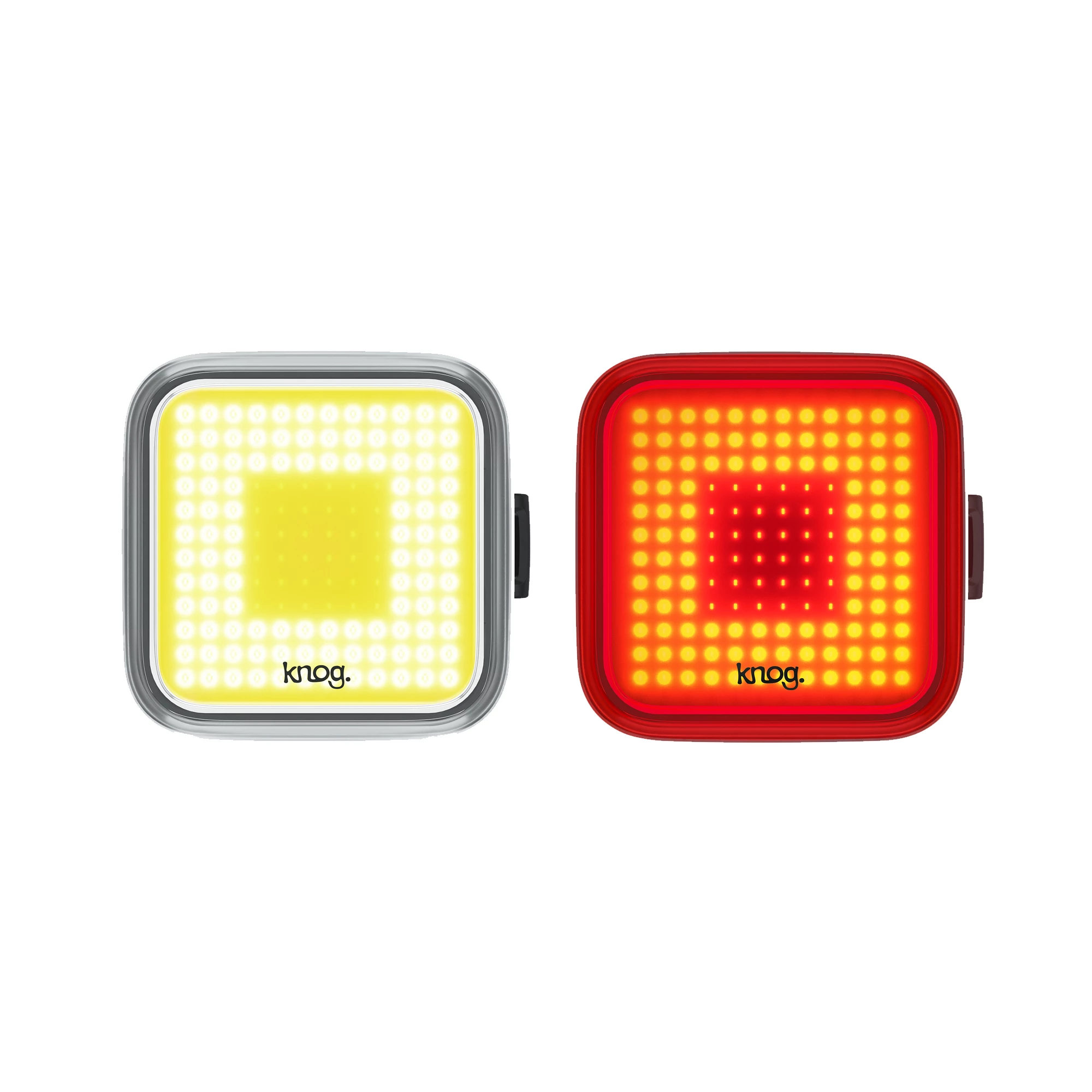 Kit Feux Vélo Knog Blinder Pro 400 Plus – Avant 400 Lumens, Faisceau 18°, Batterie 1850 MAh, Arrière Ultra Polyvalent (selle Ou Vêtement), Recharge USB, IP66