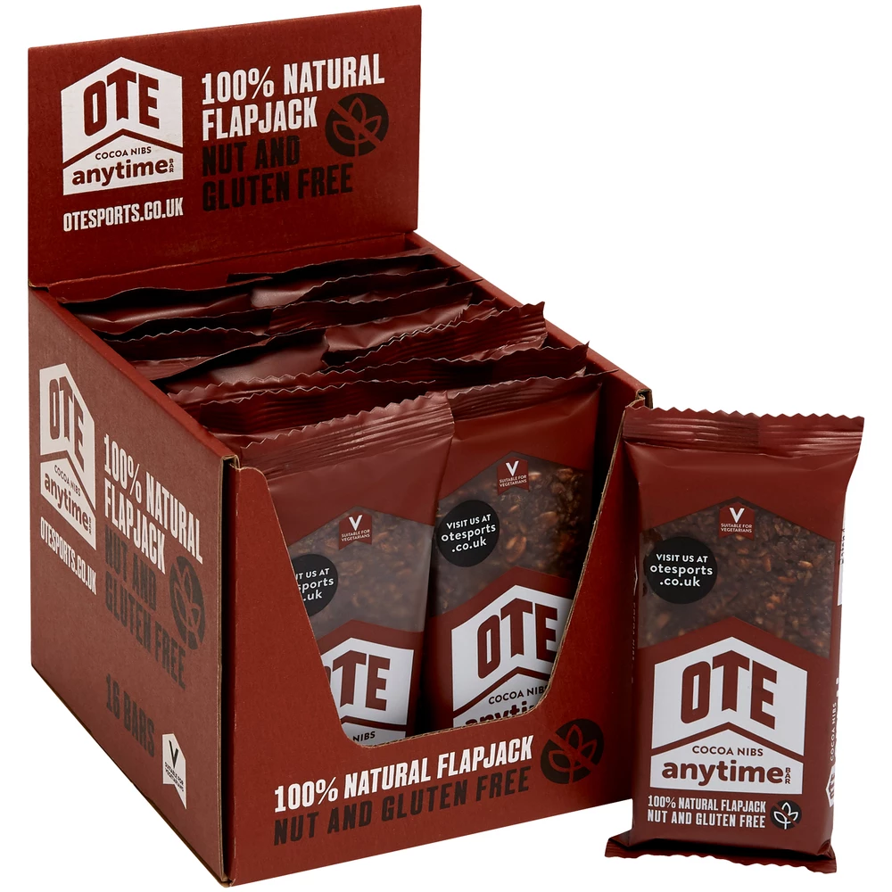 Sigma Sports OTE Anytime Bar Box of 16 x 62g Bars | Discount Codes available, easy returns, up to £25 off with Newsletter Signup, FREE Postage over £60