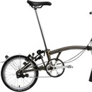 Brompton Black Edition S2L Superlight Folding Bike With Lacquer Finish