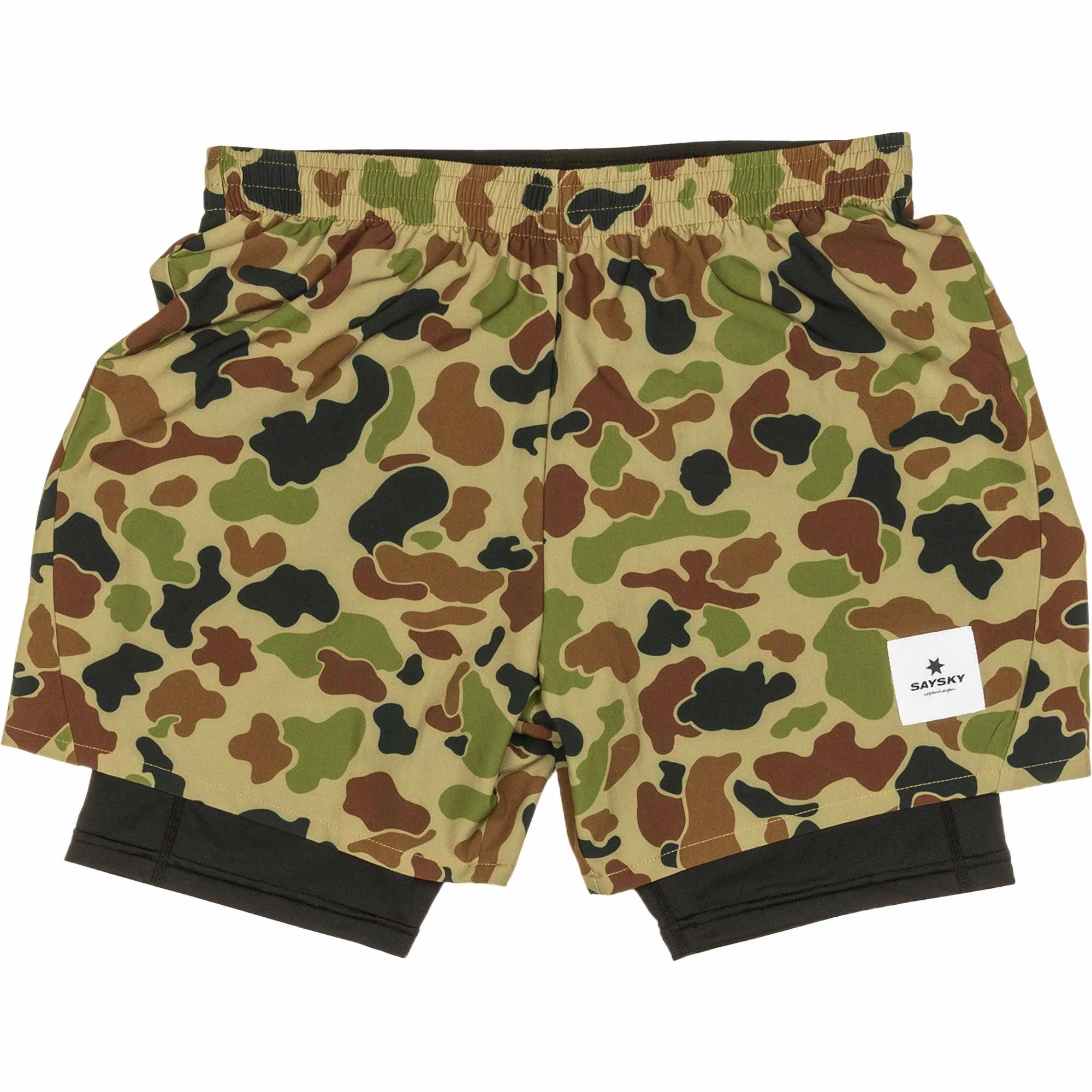 SAYSKY Camo 2 in 1 Running Short | Sigma Sports