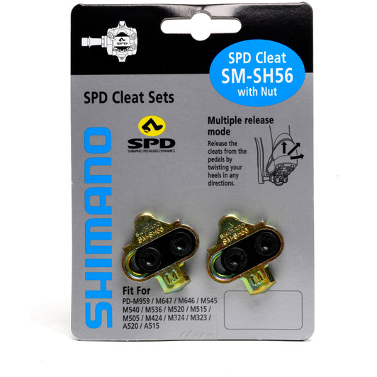 Shimano SH56 Multi Release SPD Pedal Cleats For MTB