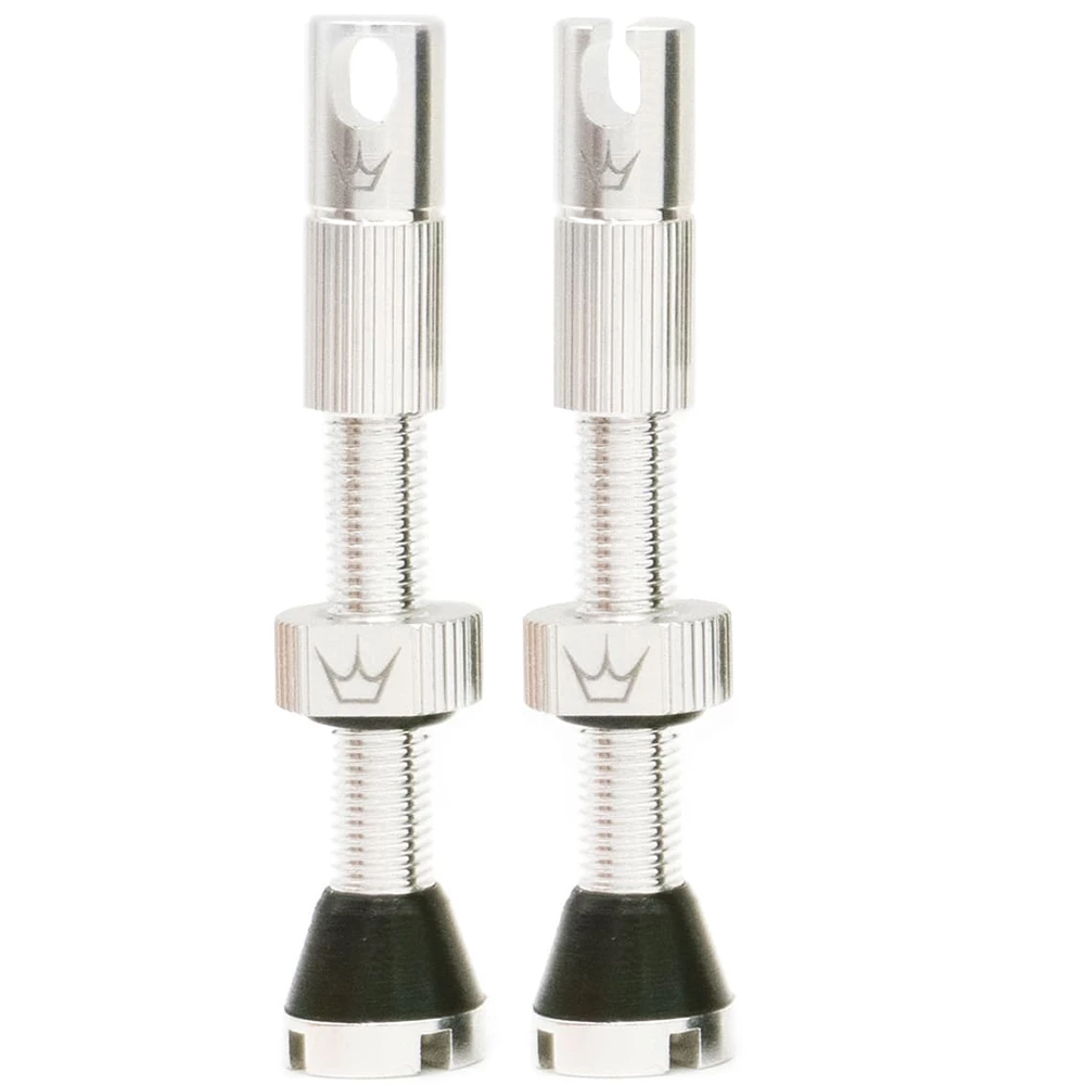 Sigma Sports Peaty's x Chris King MK2 Tubeless Valves Pair | Discount Codes available, easy returns, up to £25 off with Newsletter Signup, FREE Postage over £60