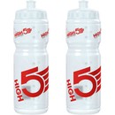 High5 Clear Water Bottle 750ml Bundle (2 Bottles)