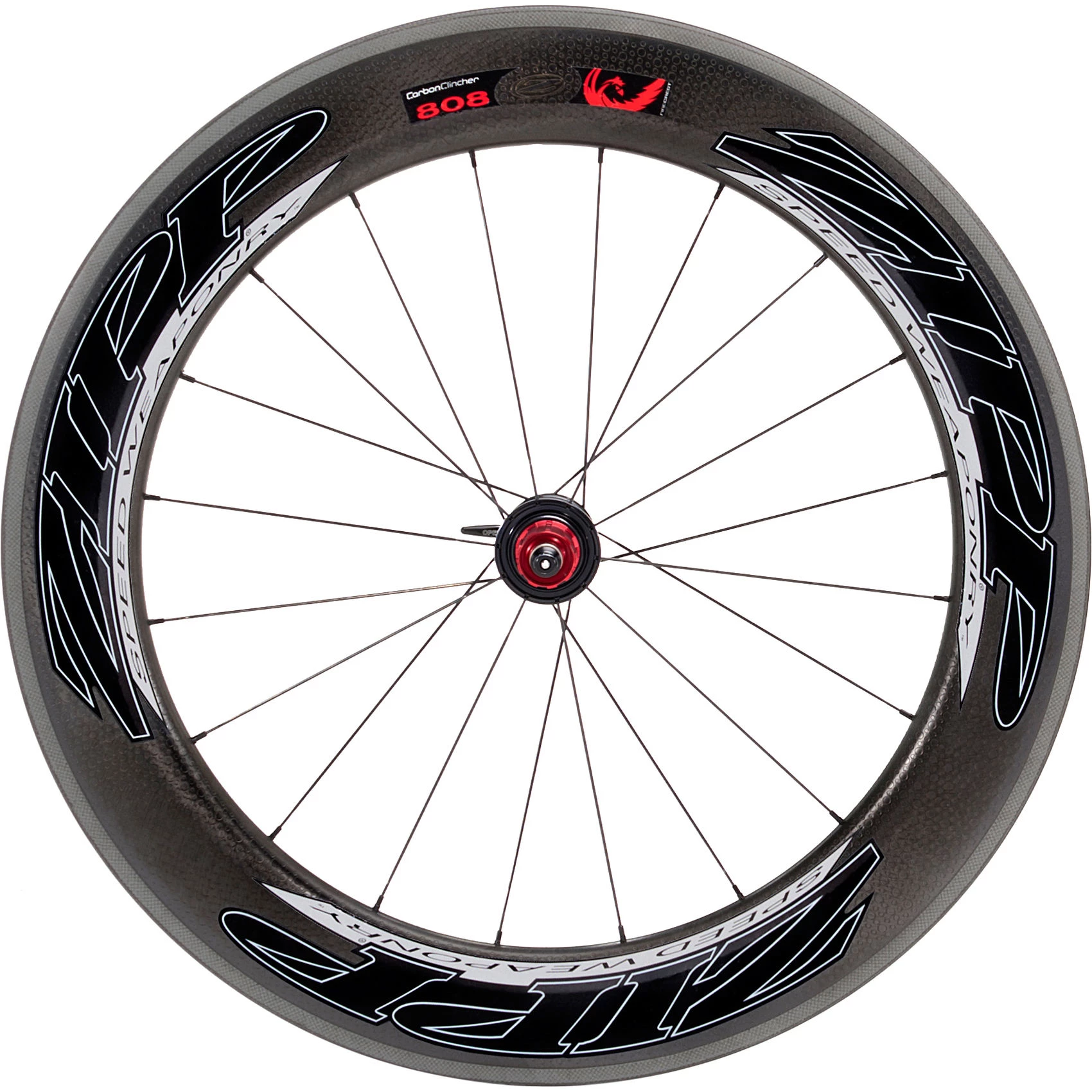 Zipp 808 Firecrest Carbon Clincher Rear Wheel 2012 Beyond Black