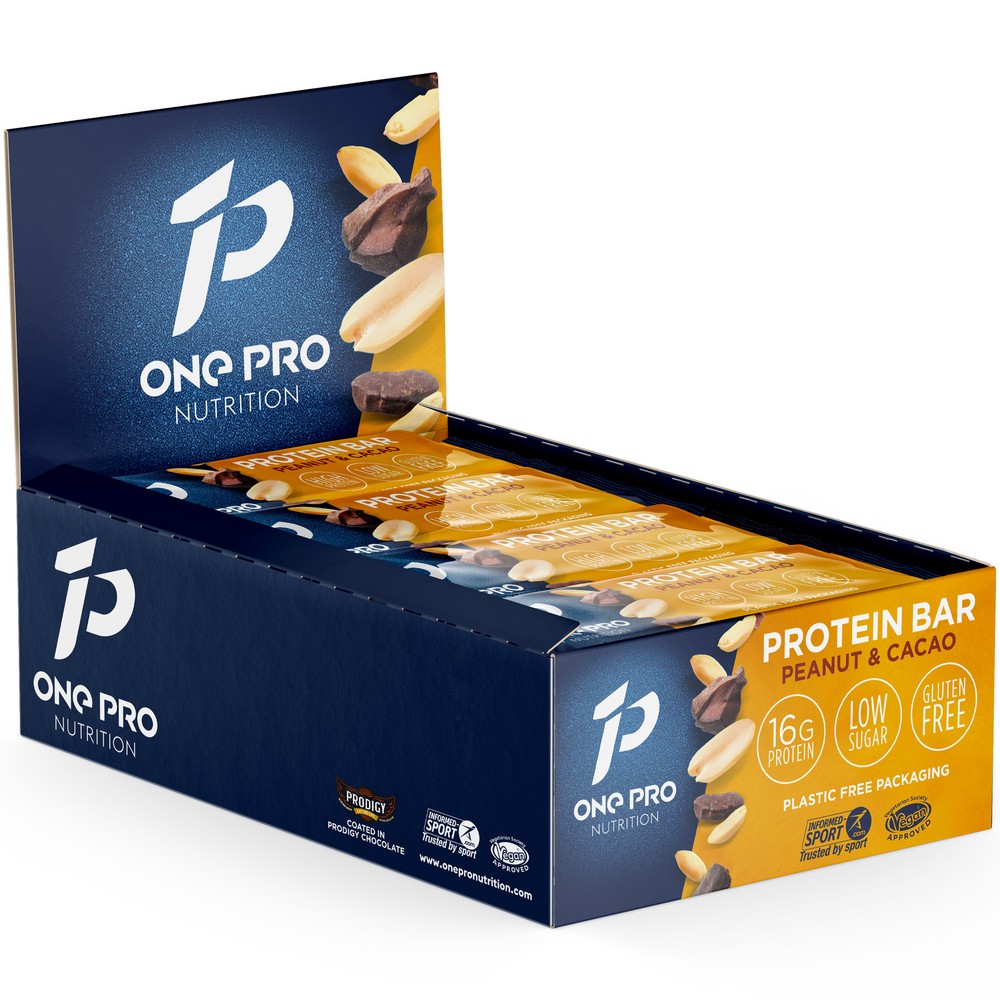 ONE PRO Nutrition Protein Bar Box of 12 x 57g Bars Sigma Sports