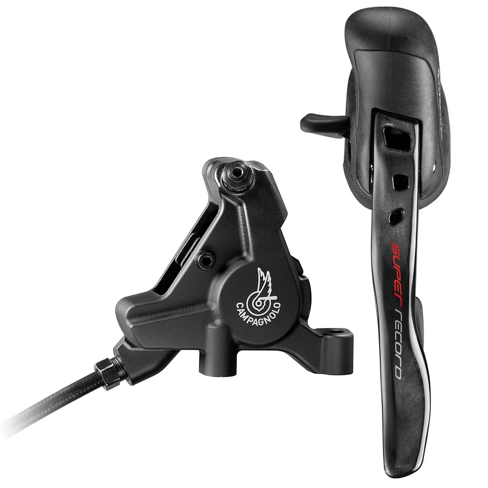 Sigma Sports Campagnolo Super Record 12-Speed Left Lever and 160mm Rear Caliper | Discount Codes available, easy returns, up to £25 off with Newsletter Signup, FREE Postage over £60