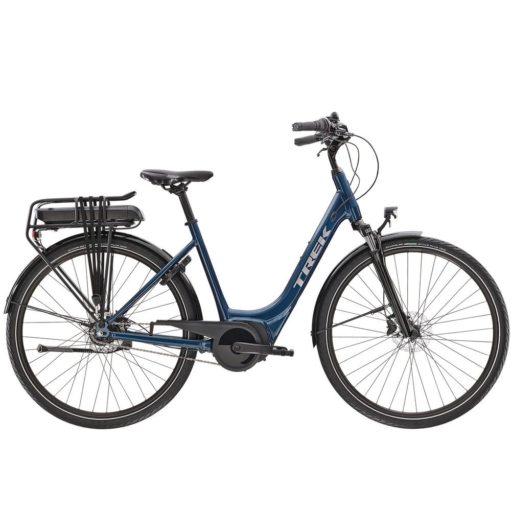 Trek District+ 1 Lowstep 300Wh Electric Hybrid Bike 2021