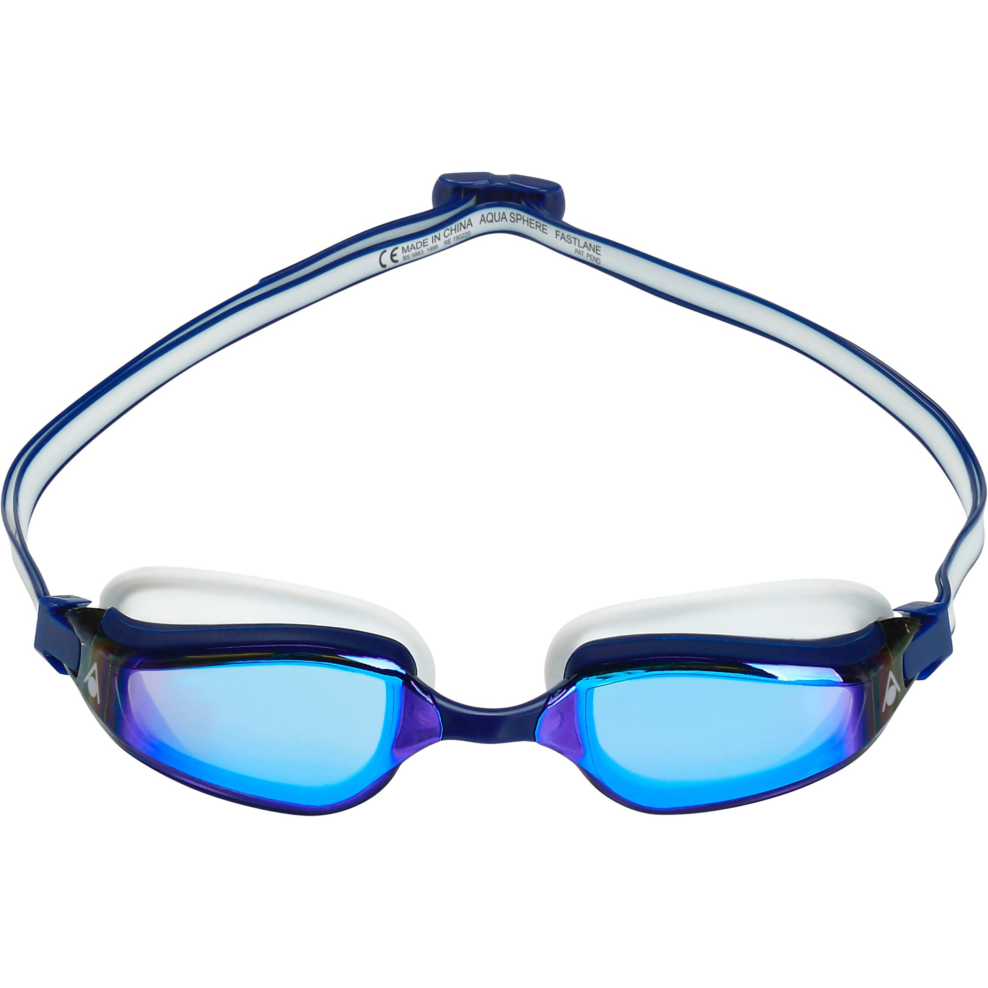 Aqua Sphere Fastlane Goggles with Blue Titanium Mirror Lenses Sigma