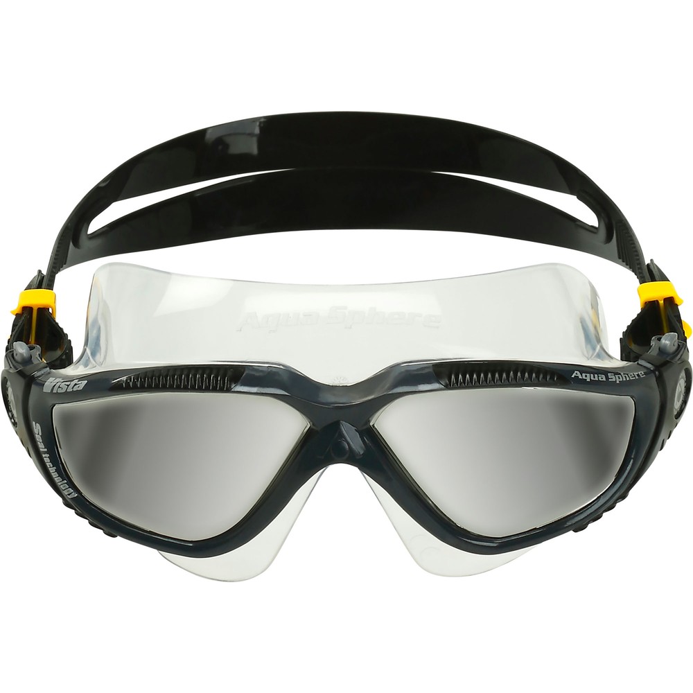 Aqua Sphere Vista Swim Mask With Silver Mirror Lenses