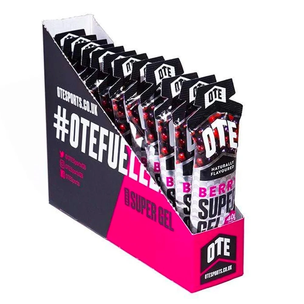Sigma Sports OTE Super Gel 12 x 66g Box | Discount Codes available, easy returns, up to £25 off with Newsletter Signup, FREE Postage over £60