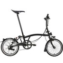 Brompton Black Edition S6L Superlight Folding Bike