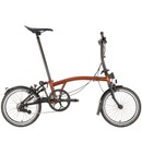 Brompton Black Edition S6L Folding Bike With Lacquer Finish