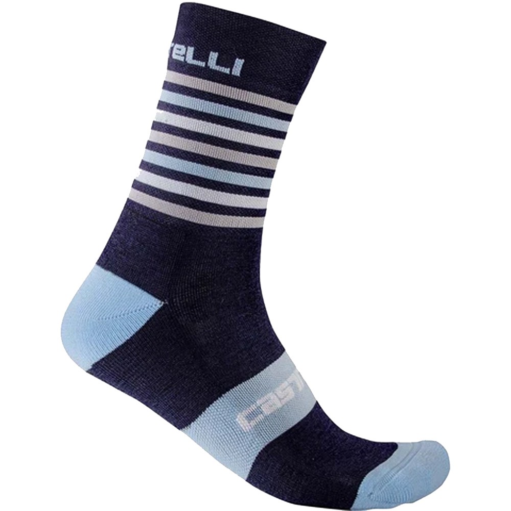 Calzini Ciclismo CASTELLI Gregge 15 | Morbidi In Misto Lana Merino | Altezza Caviglia 15cm Uomo
