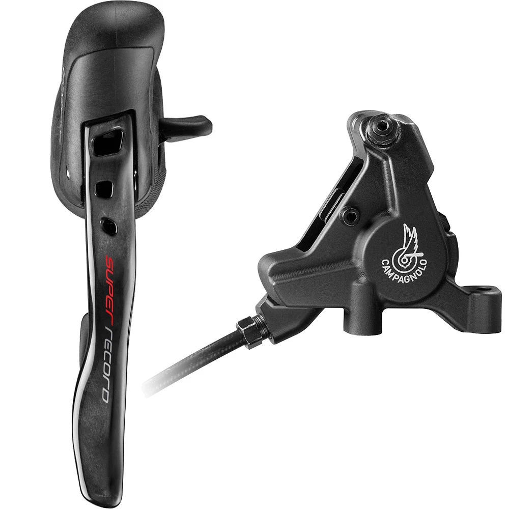 Sigma Sports Campagnolo Super Record 12-Speed Right Ergo Lever & 160mm Rear Caliper | Discount Codes available, easy returns, up to £25 off with Newsletter Signup, FREE Postage over £60