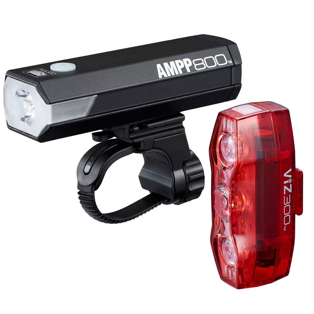 Cateye AMPP 800 / VIZ 300 Light Set