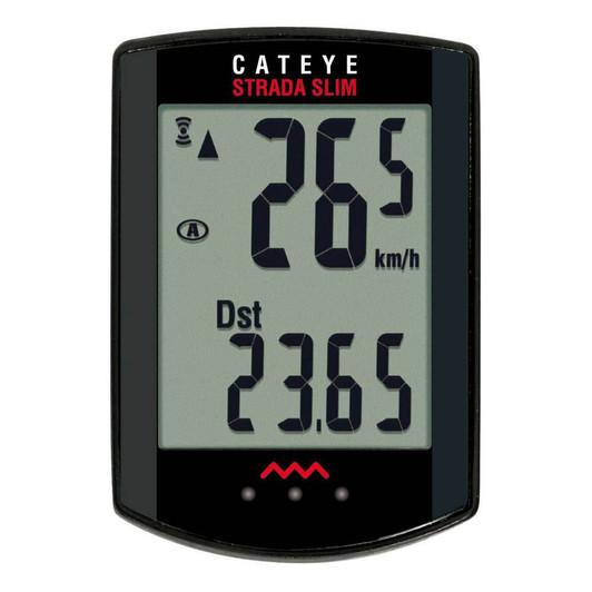 Cateye Strada Slimline Computer Head Unit And Sensor Black