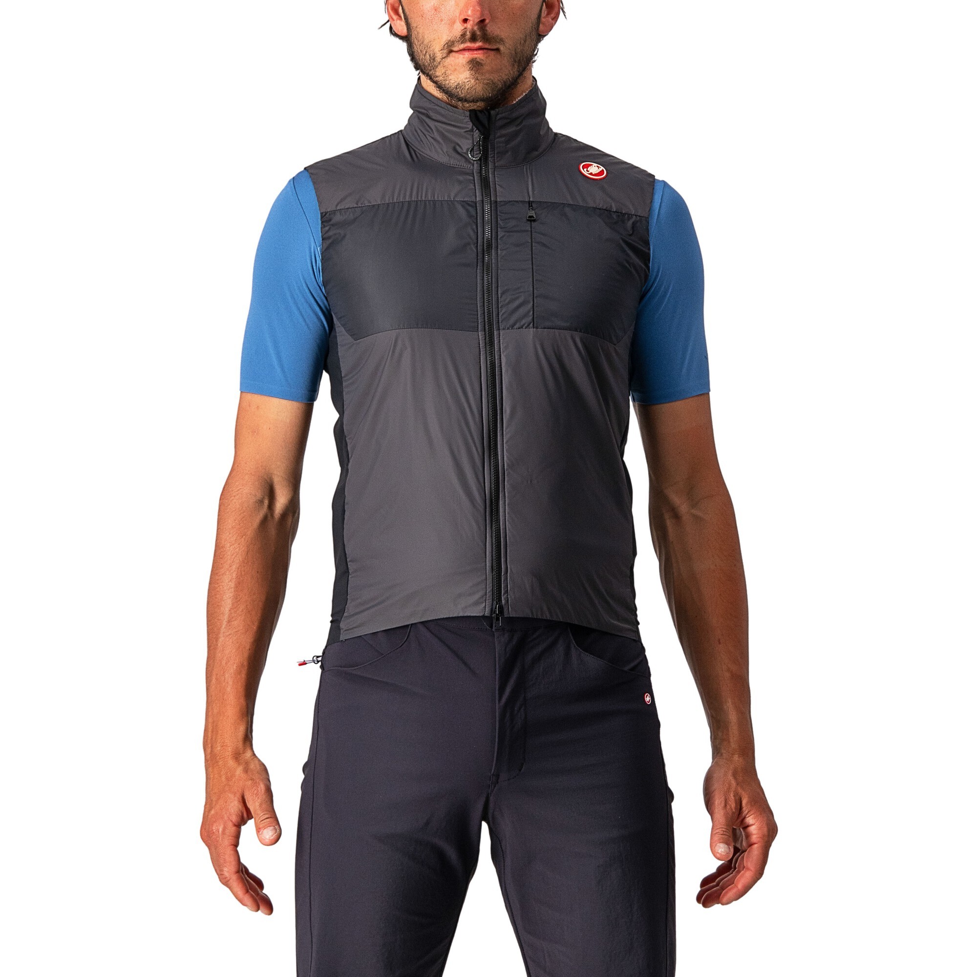 Gilet Coupe-Vent Homme Castelli Espresso Vert Gilet Coupe-Vent Homme Castelli Espresso Vert