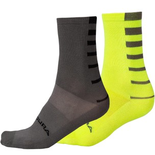 Endura Coolmax Stripe Socks (Twin Pack)