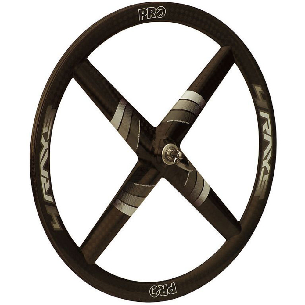 PRO 4Rays 4 Spoke Carbon Tubular Front Wheel