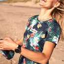 SAYSKY Floral Combat Womens Running Tee
