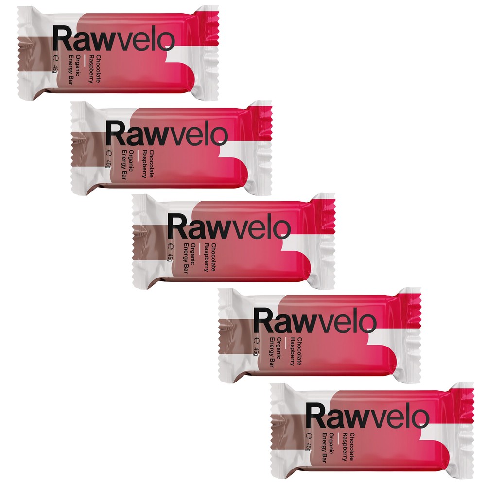 Rawvelo Organic Energy Bar Box of 6 x 45g Bars