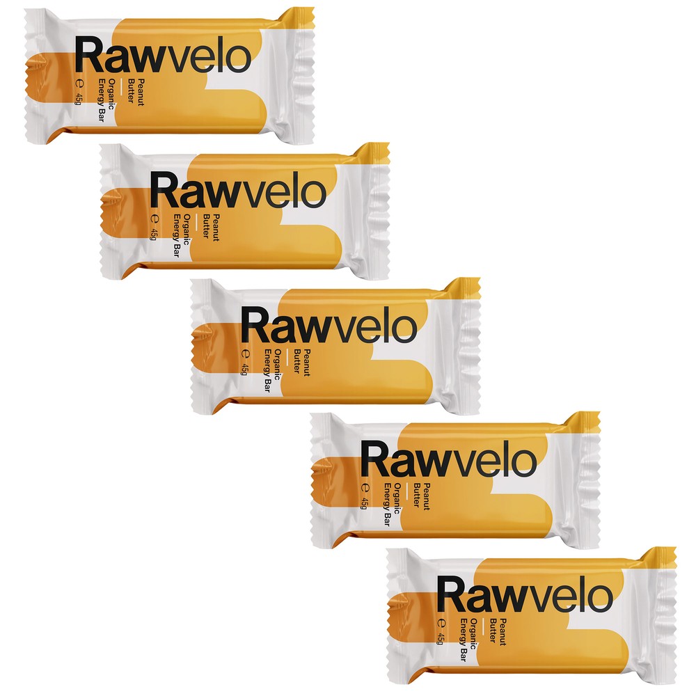 Rawvelo Organic Energy Bar Box of 6 x 45g Bars