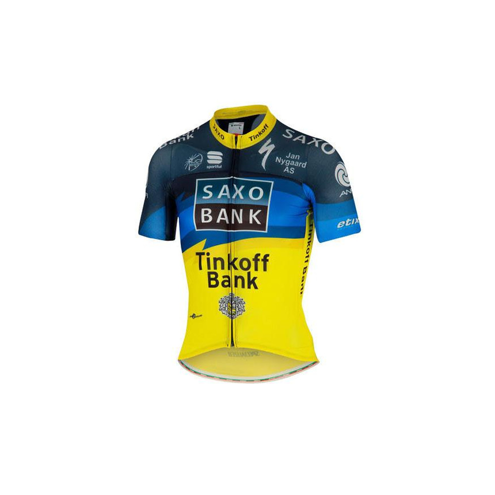 Sportful Saxo Bank Tinkoff Bank Bodyfit Team Short Sleeve Jersey 2012