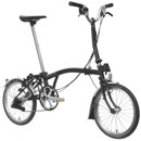 Brompton M6L Folding Bike With Brooks C17 Saddle