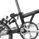 Brompton M6L Folding Bike With Brooks C17 Saddle