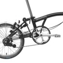 Brompton M6L Folding Bike With Brooks C17 Saddle