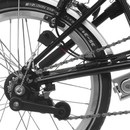 Brompton M6L Folding Bike With Brooks C17 Saddle