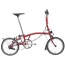 Brompton M6L Folding Bike With Brooks C17 Saddle