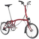 Brompton M6L Folding Bike With Brooks C17 Saddle