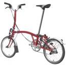 Brompton M6L Folding Bike With Brooks C17 Saddle