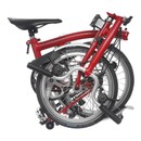 Brompton M6L Folding Bike With Brooks C17 Saddle