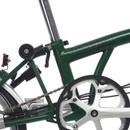 Brompton M6L Folding Bike With Brooks C17 Saddle
