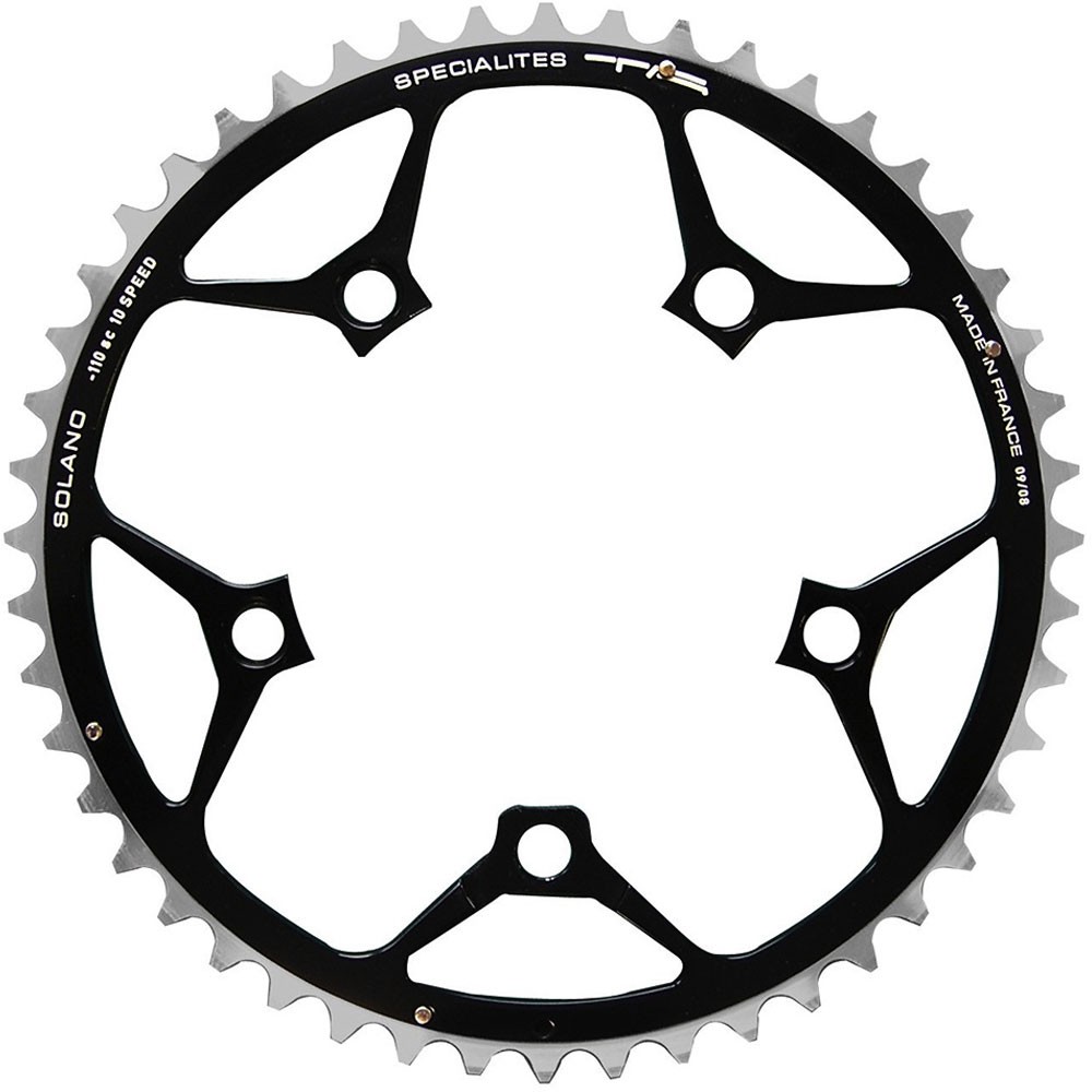 TA Specialites Solano Campagnolo 9/10-Speed 110BCD 50T Chainring Black