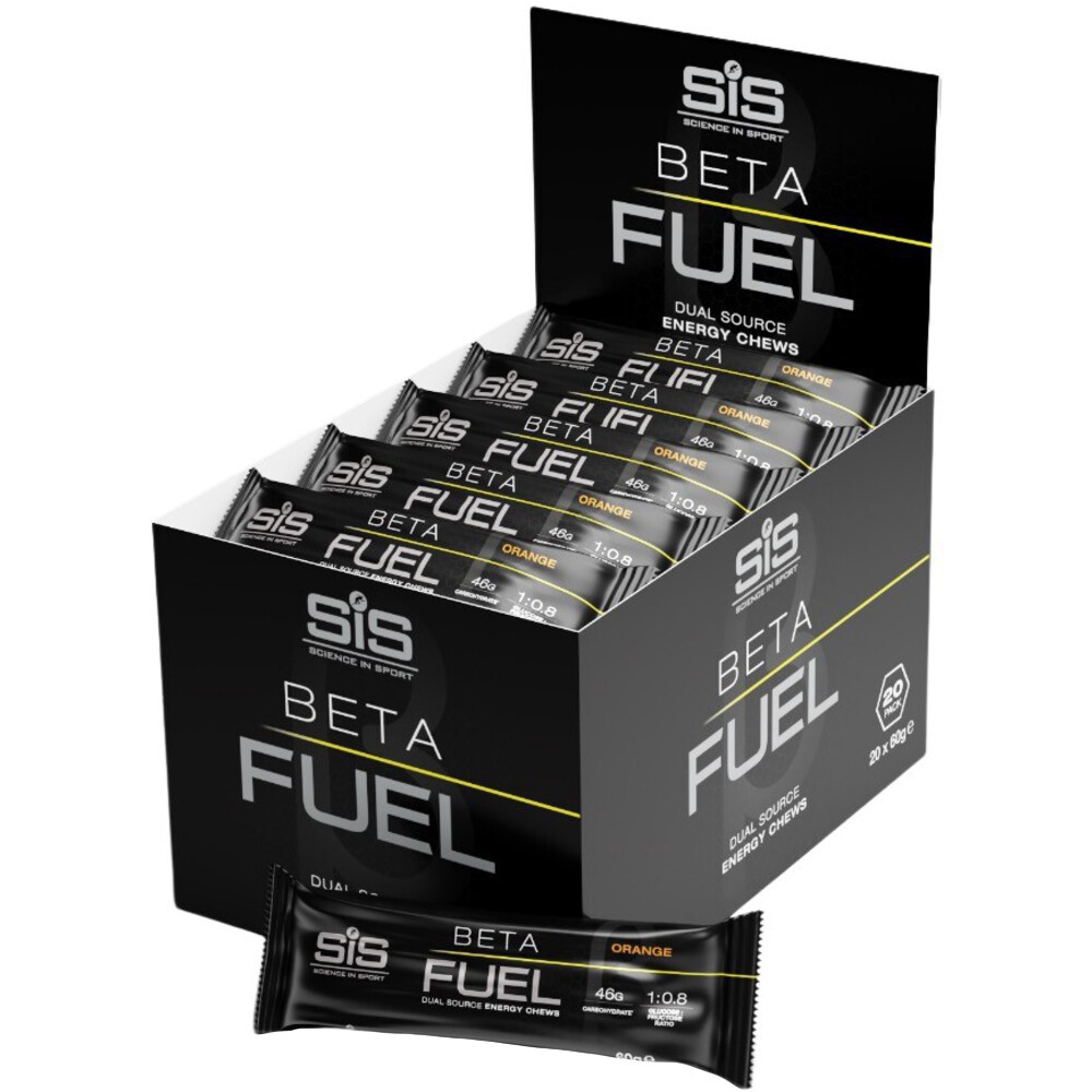 Sigma Sports Science in Sport Beta Fuel Energy Chew Box 6 x 60g | Discount Codes available, easy returns, up to £25 off with Newsletter Signup, FREE Postage over £60